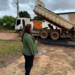 Semob realiza Tapa Buracos na Rua Paraná a pedido do vereador Edimilson Dourado